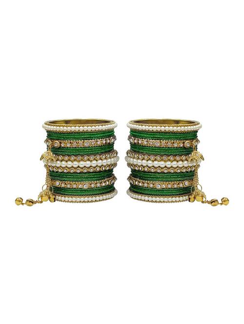 green  gold tone bangles - 14323816 - Very Small Image - 1