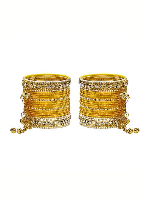 yellow  gold tone bangle - 14323837 - Very Small Image - 1