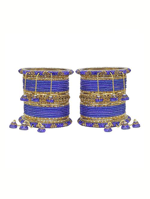 blue  gold tone bangle - 14323842 - Very Small Image - 1