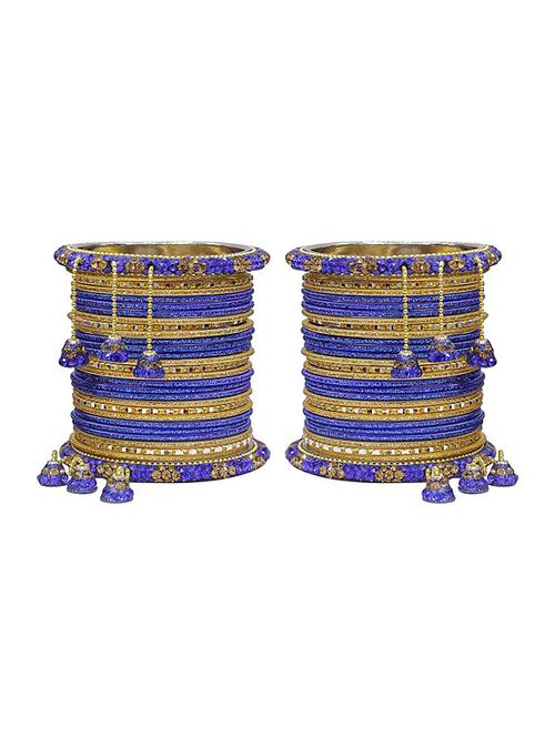 blue gold tone bangles - 14323849 - Very Small Image - 1