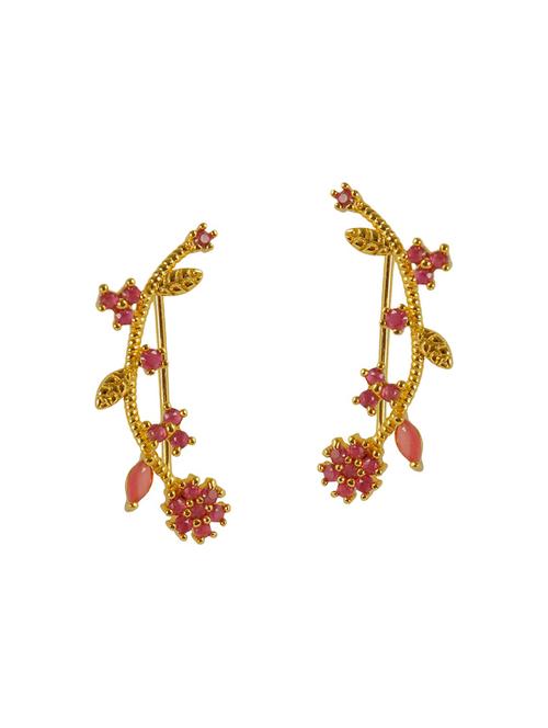 multi colored metal cuff earrings - 14323920 - Very Small Image - 1