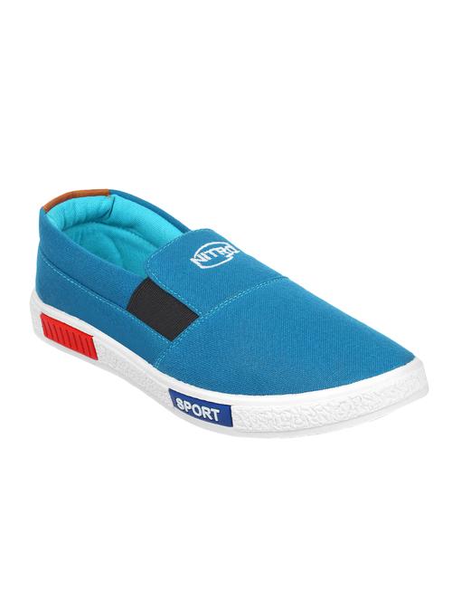 blue canvas casual slipon - 14324085 - Very Small Image - 1