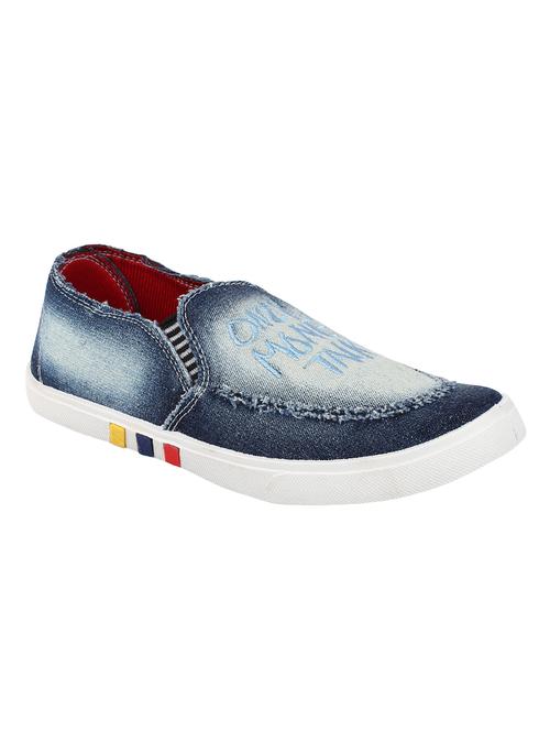 Blue Denim Casual Slipon - 14324093 - Very Small Image - 1