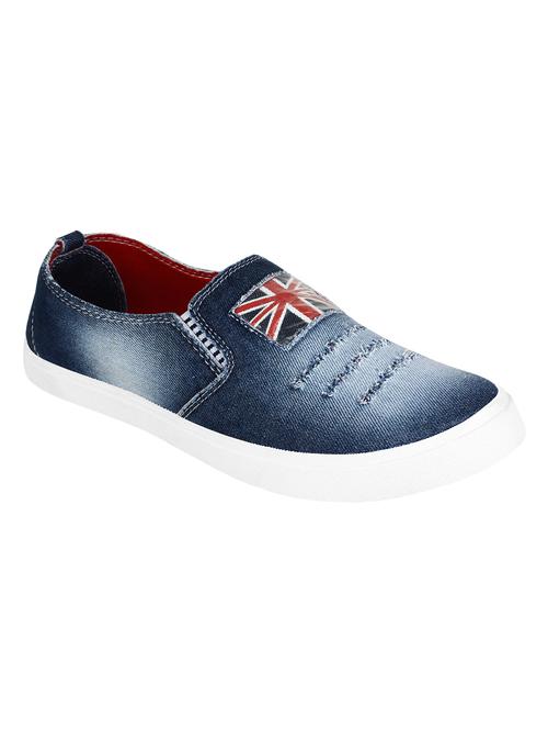 blue denim casual slipon - 14324098 - Very Small Image - 1
