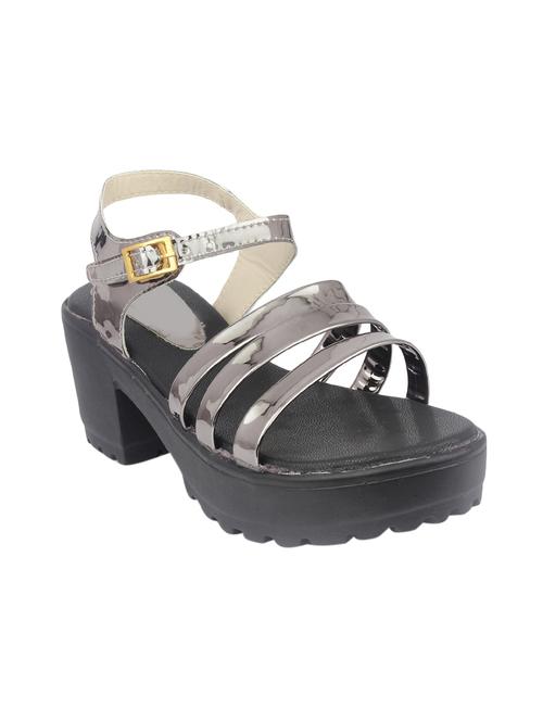silver ankle strap sandal - 14326260 - Very Small Image - 1