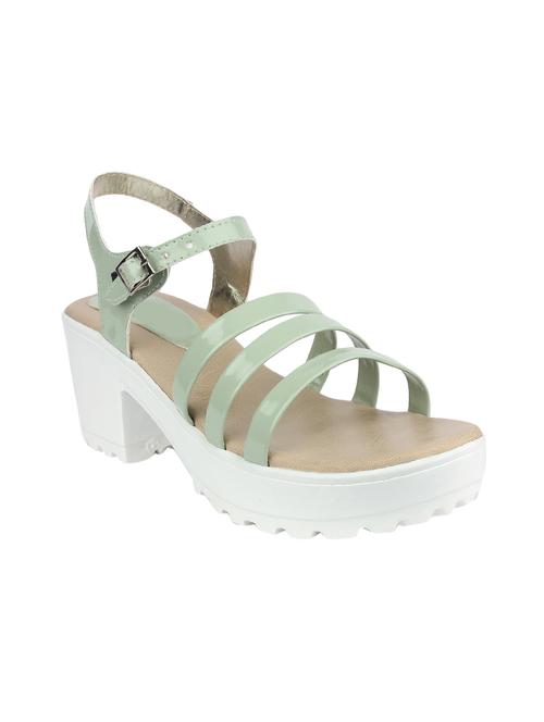 Green Ankle Strap Sandal - 14326262 - Very Small Image - 1
