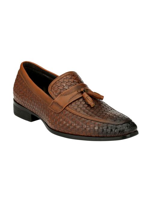 brown leather formal slip on - 14327780 - Very Small Image - 1