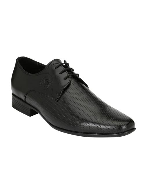 black leather formal lace-up derby - 14327904 - Very Small Image - 1