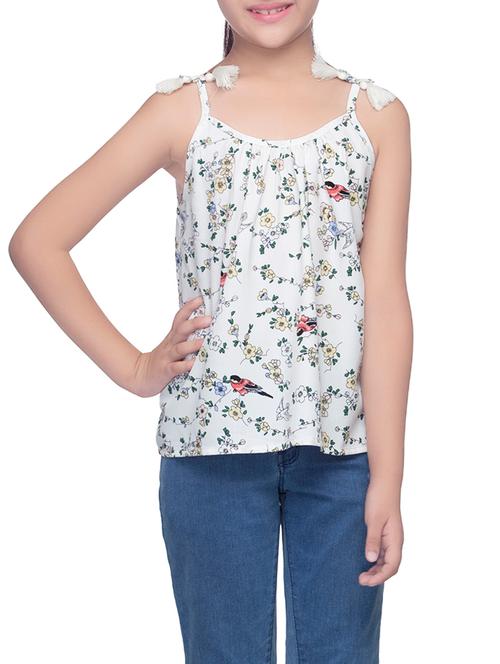 white polyester  top - 14328345 - Very Small Image - 1