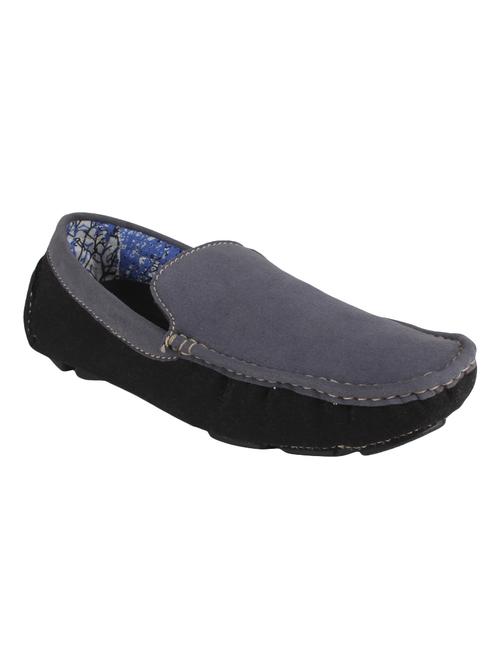 grey suede slip on loafer - 14328512 - Very Small Image - 1