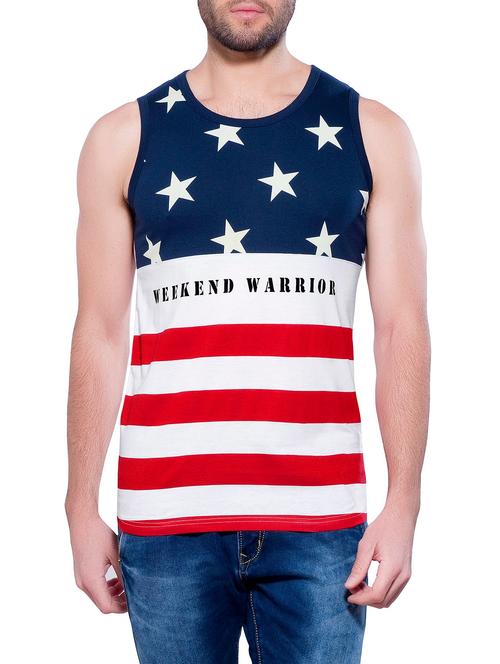 multi colored cotton vest - 14329169 - Very Small Image - 1