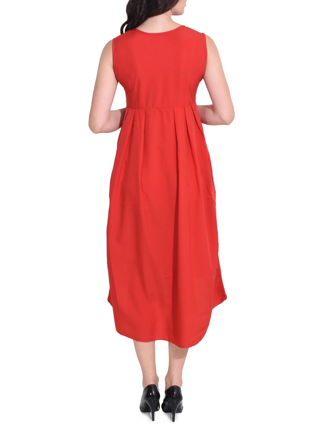 women's high low solid dress - 14329235 - Zoom Image - 2