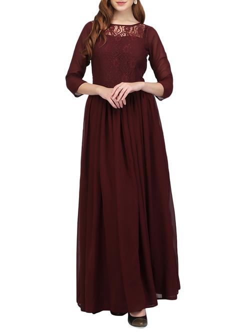 women's fit & flare maxi dress - 14329845 - Very Small Image - 1