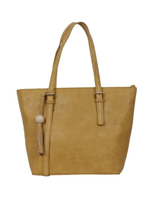 Brown Leatherette Handbag - 14330219 - Very Small Image - 1
