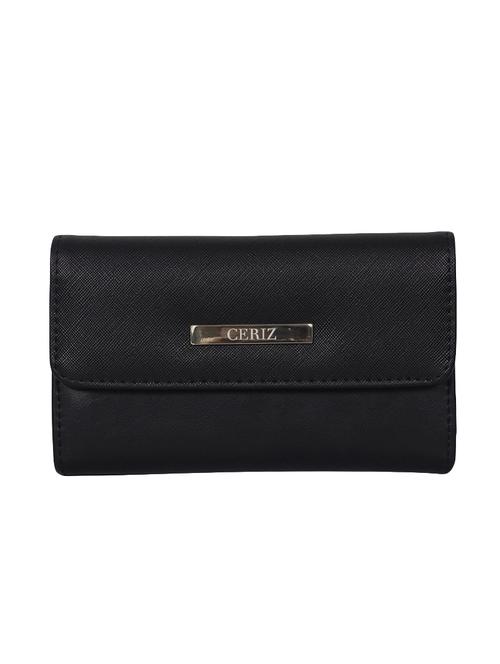 black leatherette wallet - 14330230 - Very Small Image - 1