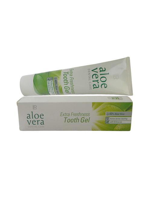 lr alovera extra frsehness tooth gel with active dental cleaning for white teeth 100ml - 14330379 - Very Small Image - 1