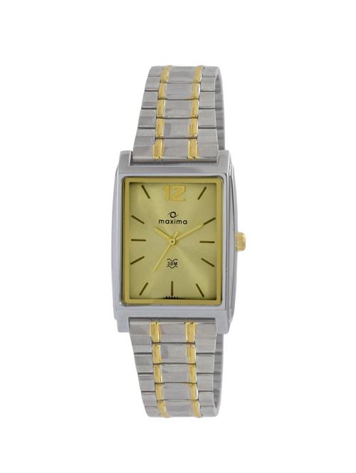 maxima gold dial watch for men - 43341cmgt - 14330789 - Very Small Image - 1