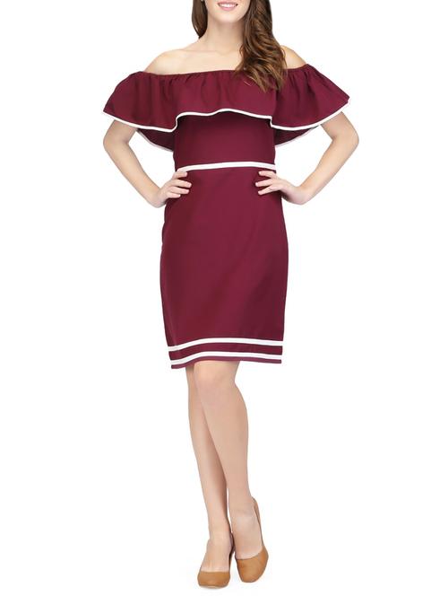 women's ruffle striped dress - 14331061 - Very Small Image - 1