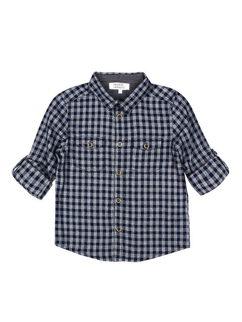 blue cotton shirt - 14331295 - Very Small Image - 1