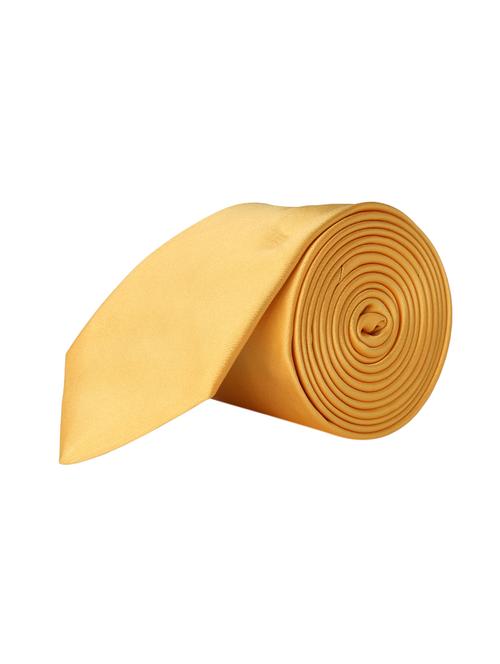 yellow cotton tie - 14331625 - Very Small Image - 1