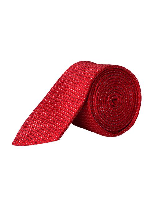 red cotton tie - 14331631 - Very Small Image - 1