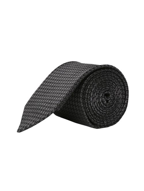 grey cotton tie - 14331652 - Very Small Image - 1