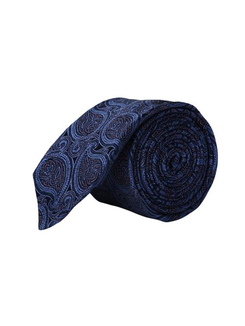 navy cotton tie - 14331664 - Very Small Image - 1