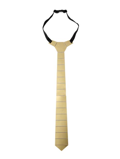 gold cotton tie - 14331675 - Very Small Image - 1