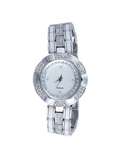 super drool silver studded classic wrist watch - 14331938 - Very Small Image - 1