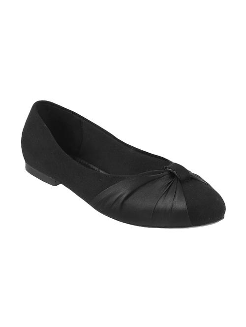 black leatherette slip on ballerina - 14332629 - Very Small Image - 1