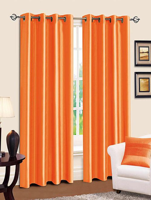 polyester set of 2 door curtain - 14334705 - Very Small Image - 1