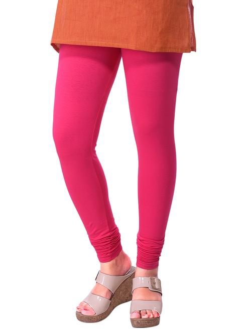 pink cotton leggings - 14337621 - Very Small Image - 1