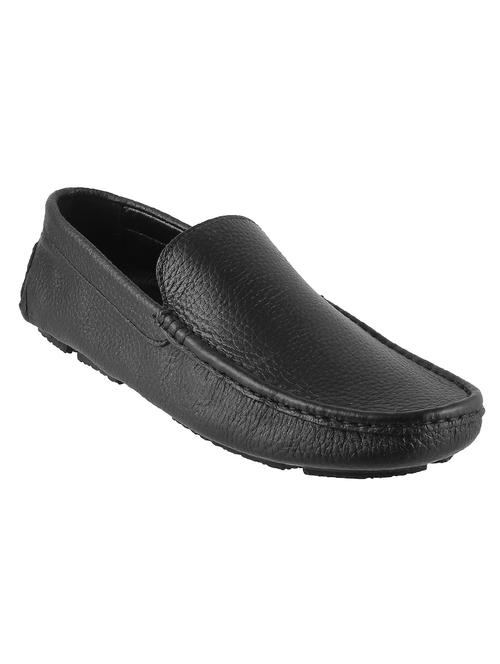 black leather slip on loafer - 14337787 - Very Small Image - 1