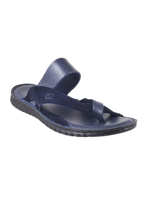 blue suede slip on slipper - 14337870 - Very Small Image - 1