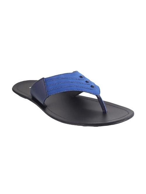 blue leather toe separator slipper - 14337918 - Very Small Image - 1