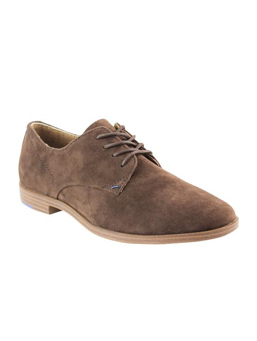 brown suede lace-up derby - 14341013 - Very Small Image - 1