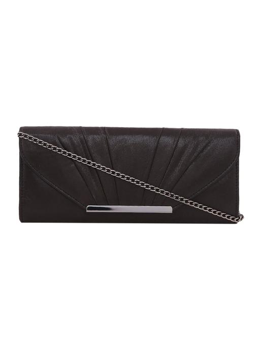black satin regular clutch - 14341277 - Very Small Image - 1