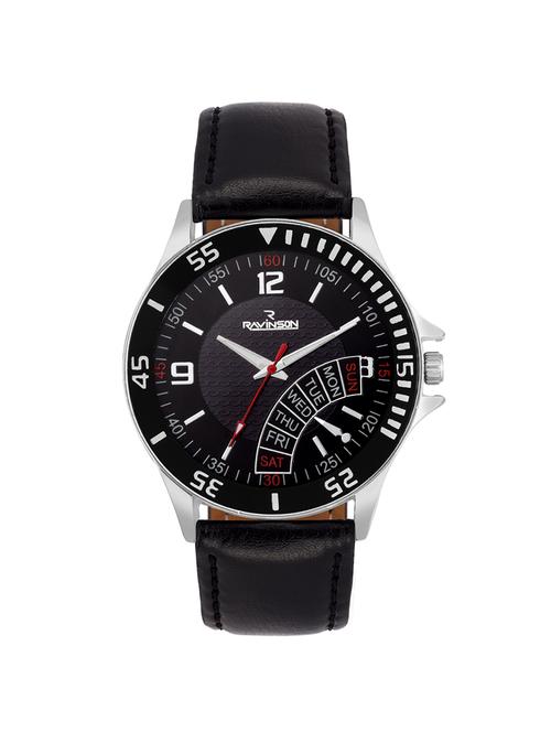 Ravinson New Style Analog Black Dial Men Watch - R1516sl01 - 14341628 - Very Small Image - 1