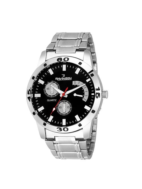 ravinson new style analog black dial men watch - r1702sm01 - 14341631 - Very Small Image - 1