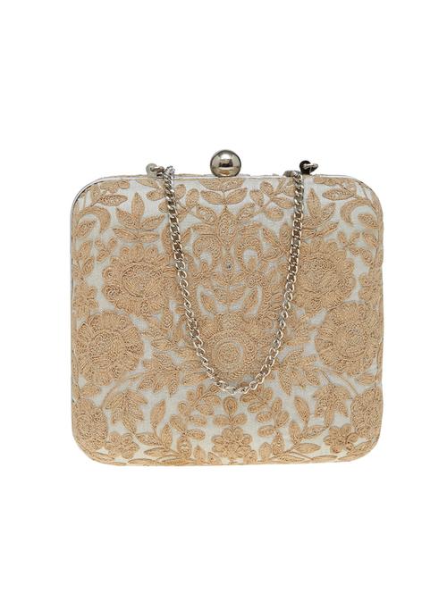 white canvas box clutch - 14341873 - Very Small Image - 1