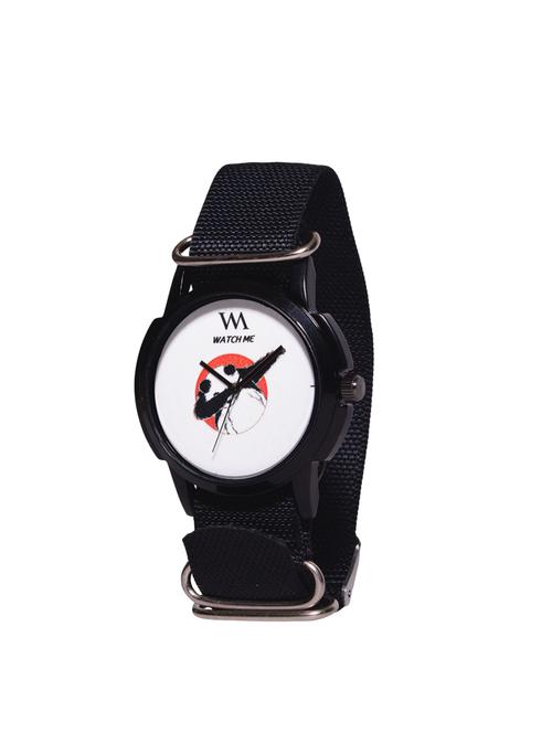 watch me nylon strap analog watch - 14341948 - Very Small Image - 1