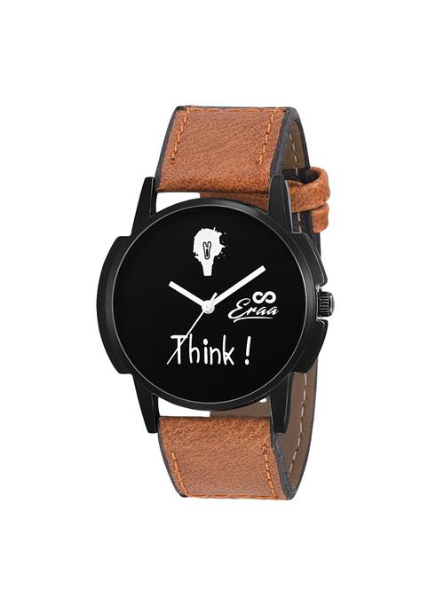 eraa men think brown & black analog wrist watch - 14342373 - Very Small Image - 1