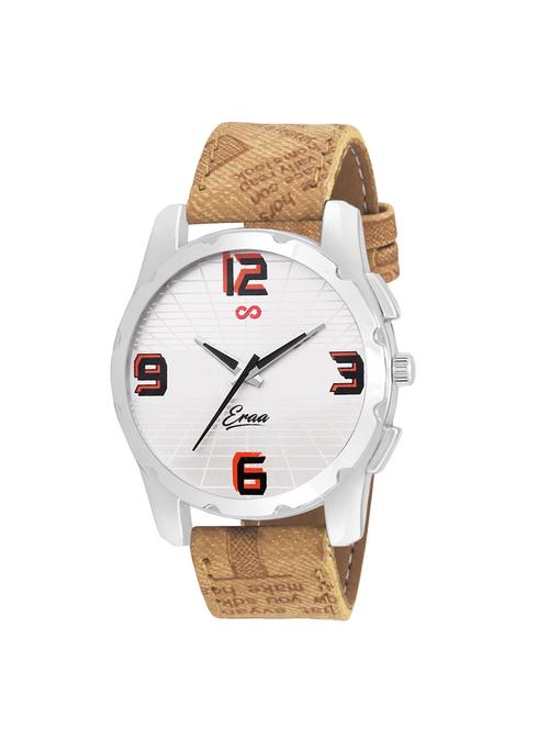 eraa men brown embellished analog wrist watch - 14342382 - Very Small Image - 1
