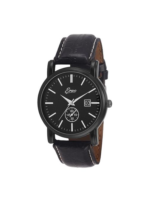 eraa men bold black analog wrist watch - 14342392 - Very Small Image - 1