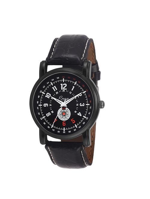 eraa men black speedometer analog wrist watch - 14342394 - Very Small Image - 1