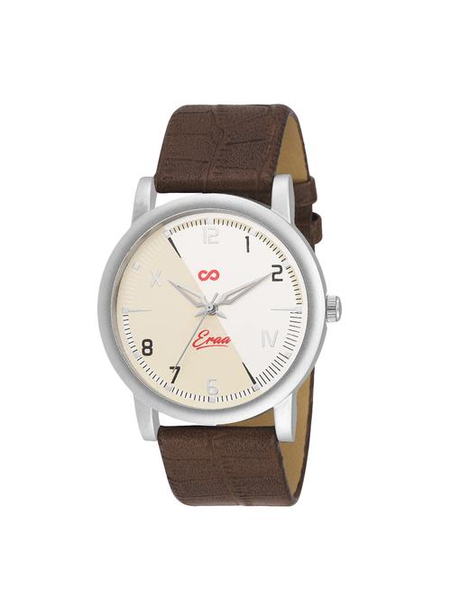 eraa men brown clustered analog wrist watch - 14342402 - Very Small Image - 1