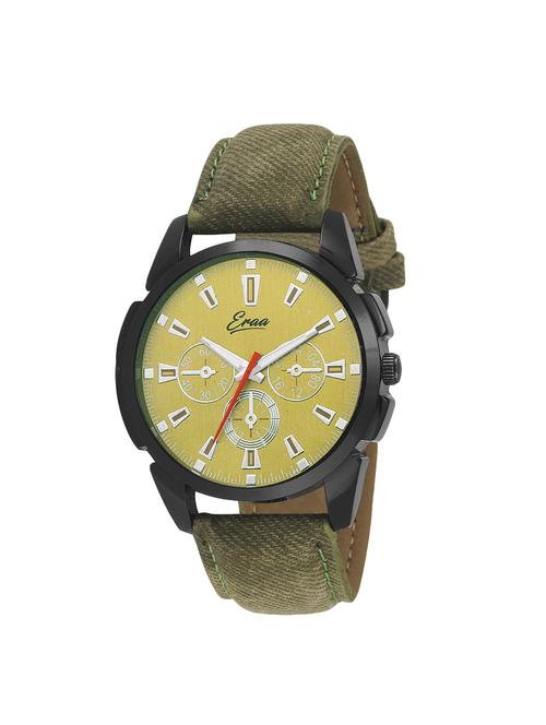 eraa men garnish green color analog wrist watch - 14342437 - Very Small Image - 1