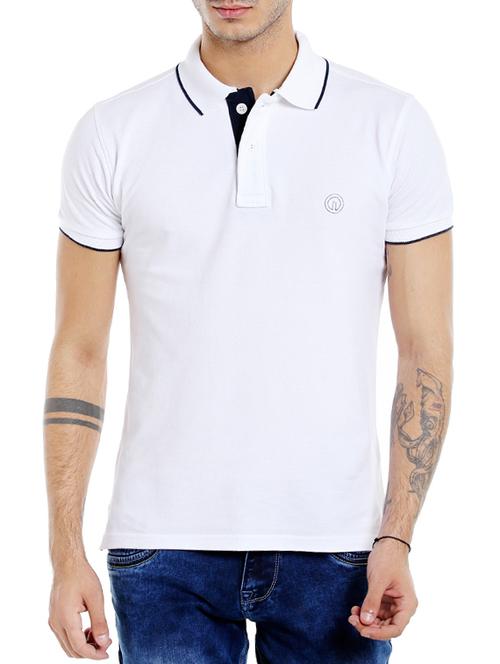 White Cotton T-shirt - 14344070 - Very Small Image - 1