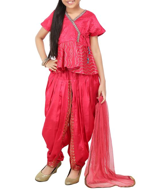 pink silk blend suit set - 14344182 - Very Small Image - 1