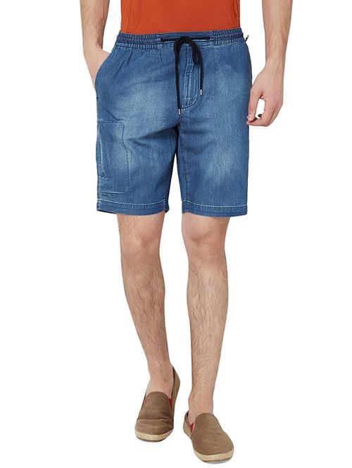 blue denim shorts - 14346176 - Very Small Image - 1